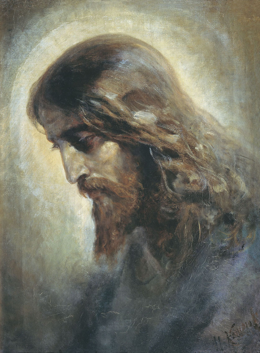 Николай Кошелев. Голова Христа.